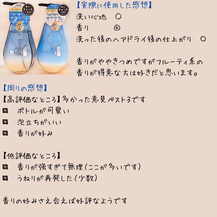 バランスリペア シャンプー/ヘアトリートメント スムース/hiritu/市販シャンプーを使ったクチコミ(2枚目)