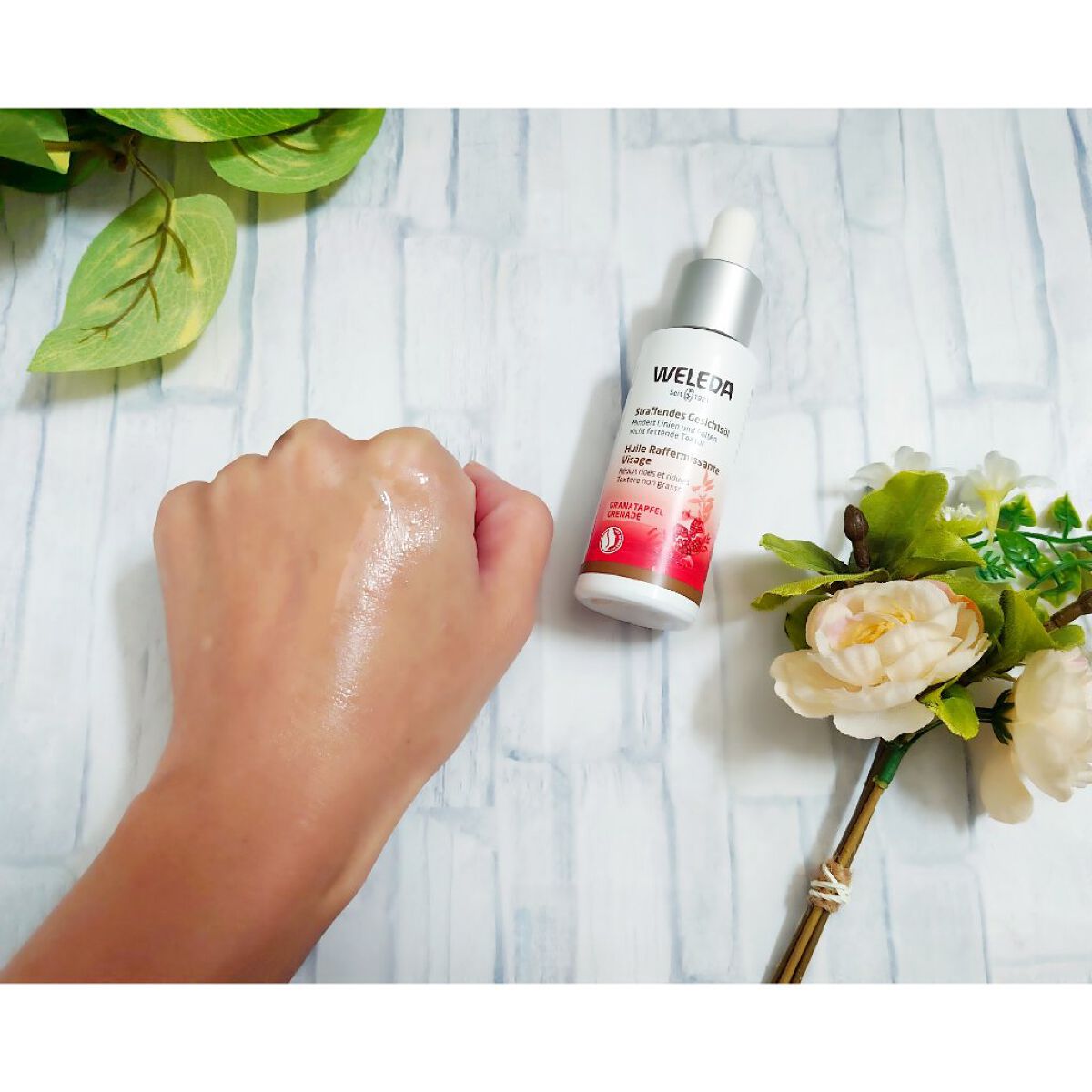 ざくろ フェイシャルオイル/WELEDA/フェイスオイルを使ったクチコミ(5枚目)