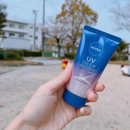 ニベアUV ディープ プロテクト&ケア トーンアップ エッセンス/ニベア/日焼け止めローションを使ったクチコミ(2枚目)