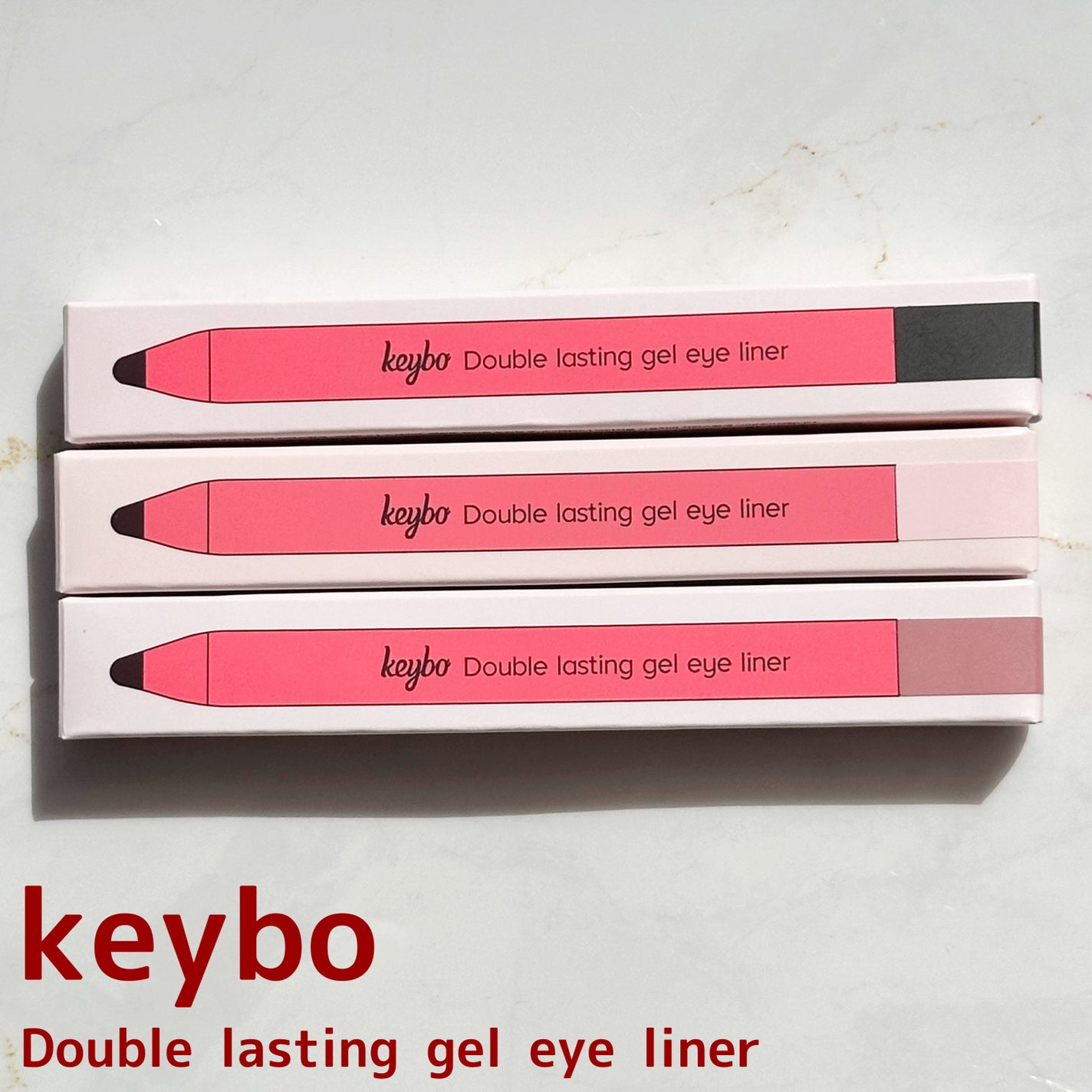 ダブルラスティングジェルライナー/keybo/ジェルアイライナーを使ったクチコミ(1枚目)