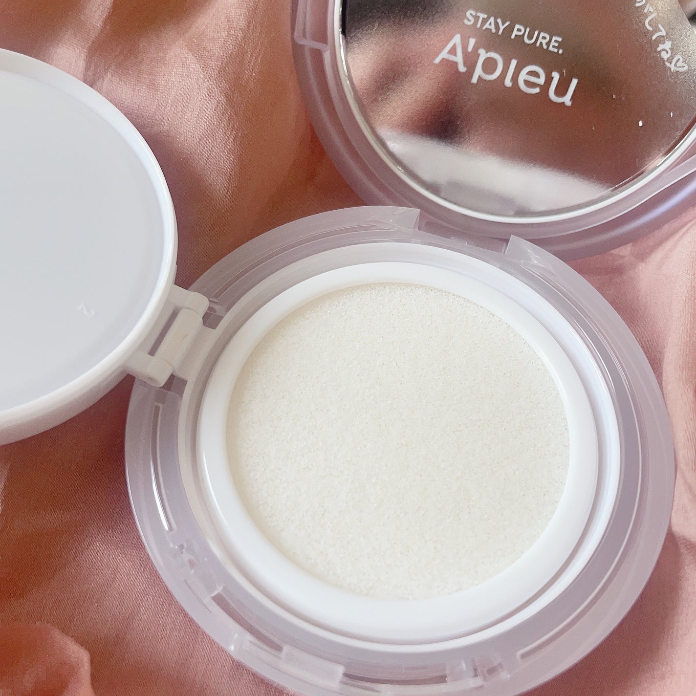 ウォーターロック サラサラパクト/A’pieu/フェイスパウダーを使ったクチコミ(9枚目)