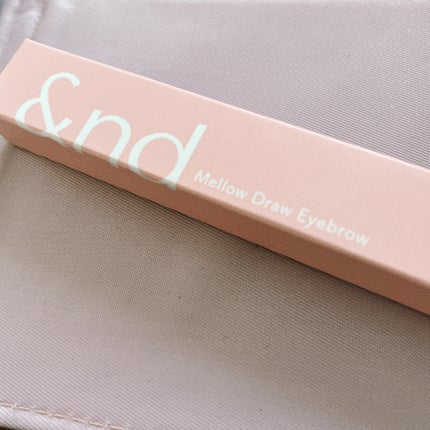 メロウドローアイブロウ/&nd by rom&nd/アイブロウペンシルを使ったクチコミ(2枚目)