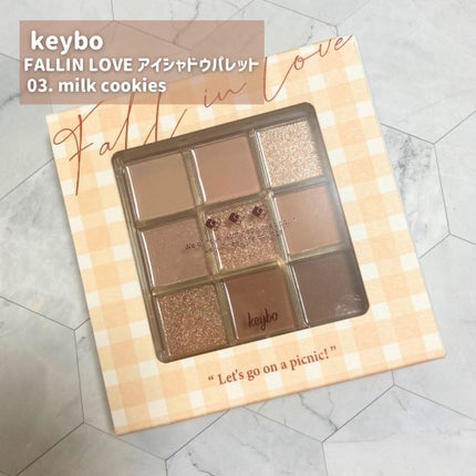 KEYBO FALL IN LOVE SHADOW PALETTE/keybo/アイシャドウパレットを使ったクチコミ(2枚目)