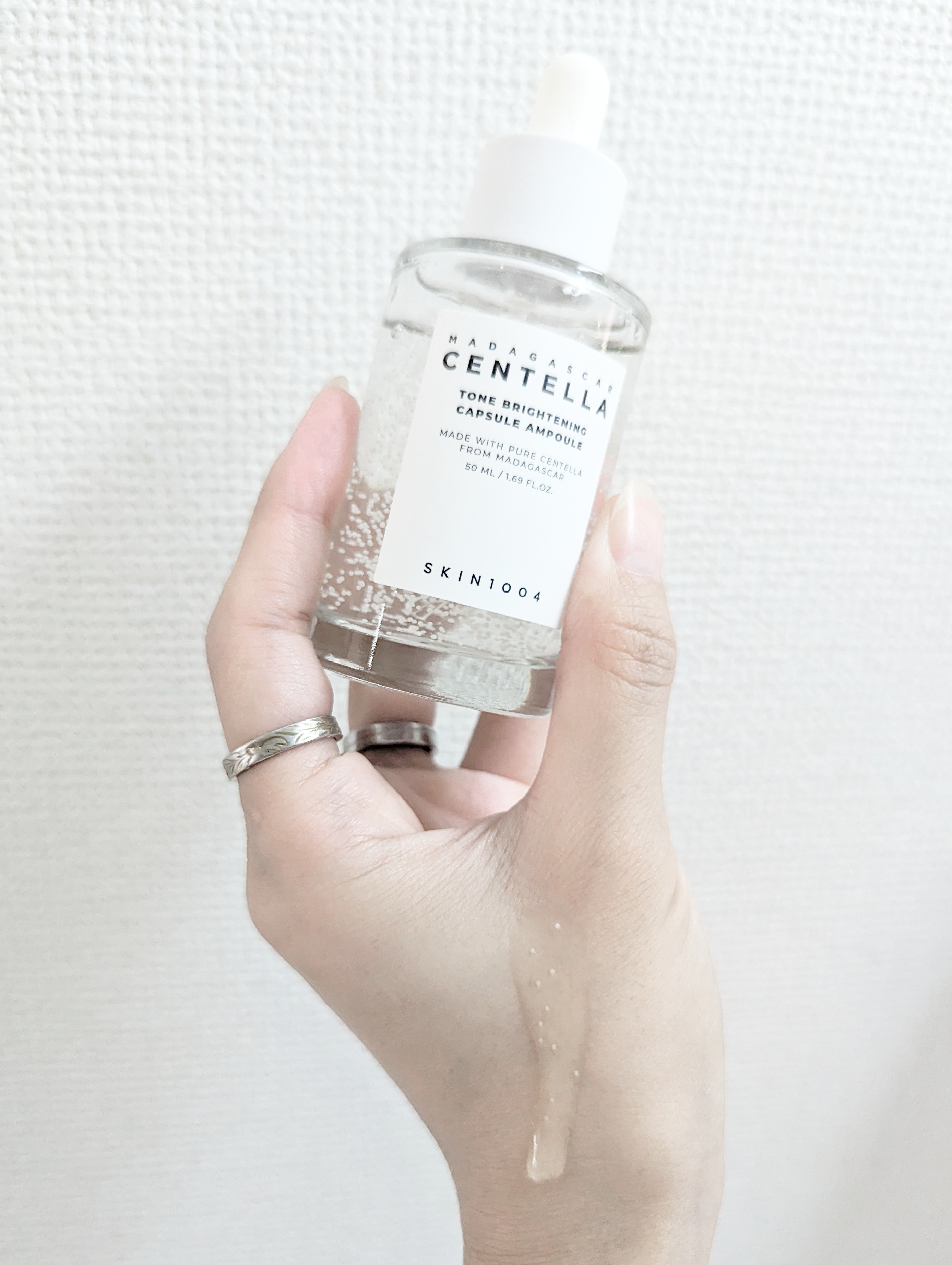 トーンブライトニング カプセルアンプル/SKIN1004/美容液を使ったクチコミ（2枚目）