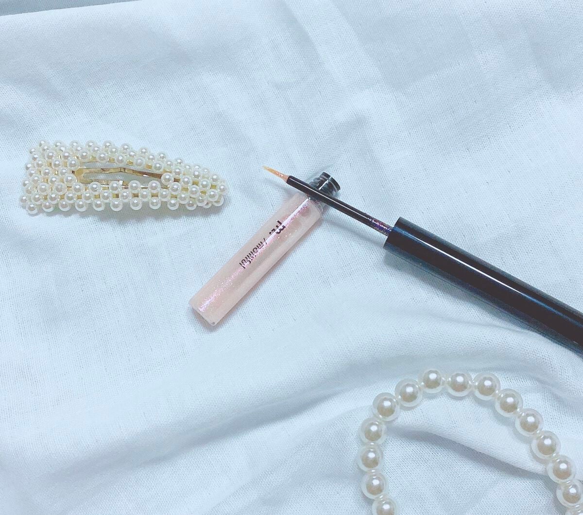 グリッターライナー(MFL リキッドアイシャドウ)/moitiful/グリッターを使ったクチコミ(2枚目)