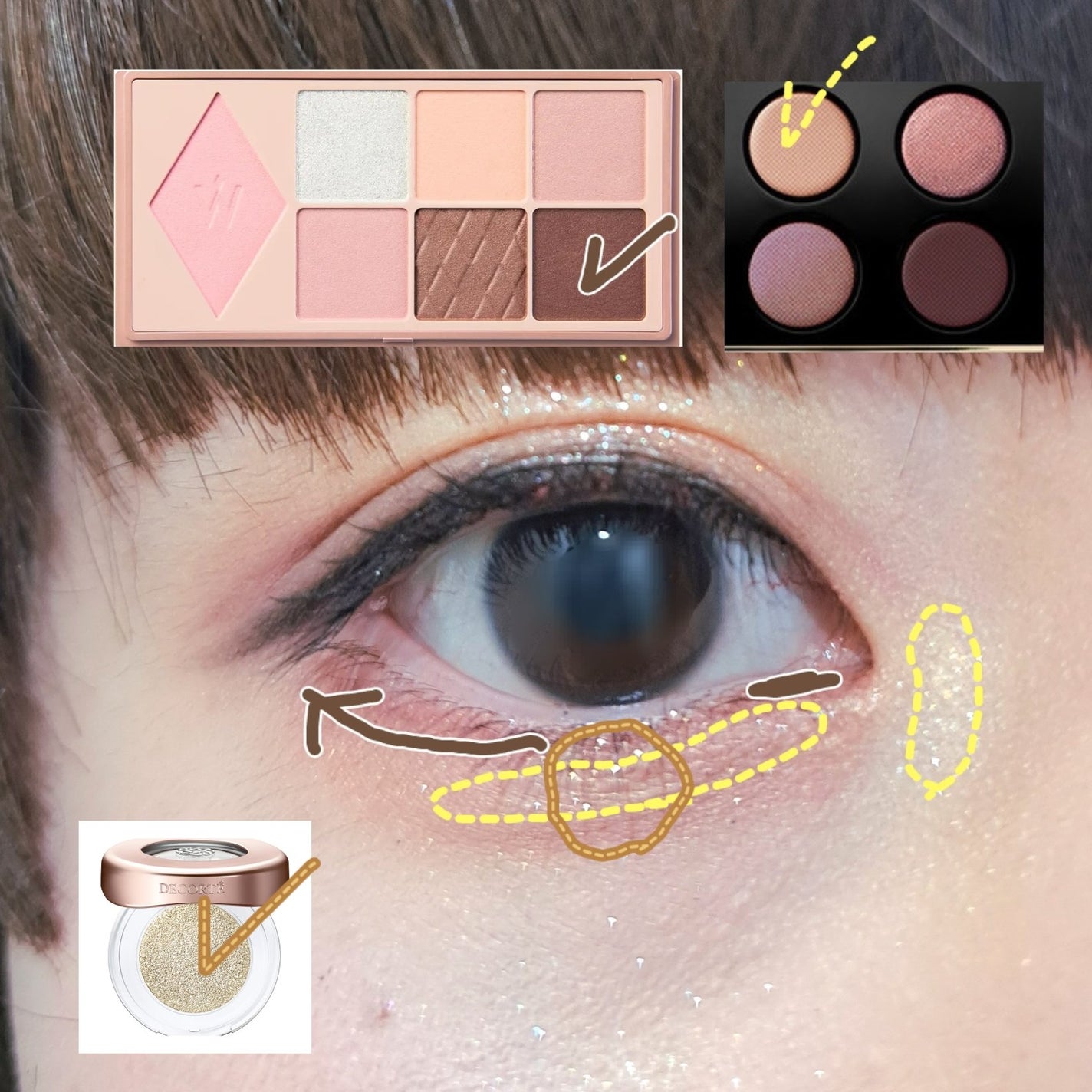 描くふたえアイライナー/CEZANNE/リキッドアイライナーを使ったクチコミ(7枚目)