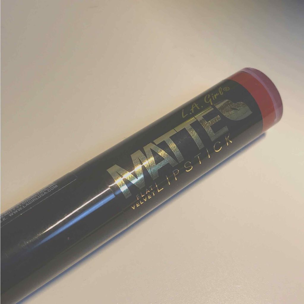 マット フラット ベルベット リップスティック/L.A.Girl/口紅を使ったクチコミ(1枚目)