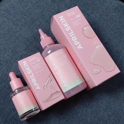 ピンクアロエビタトナー/APRILSKIN/化粧水を使ったクチコミ(9枚目)