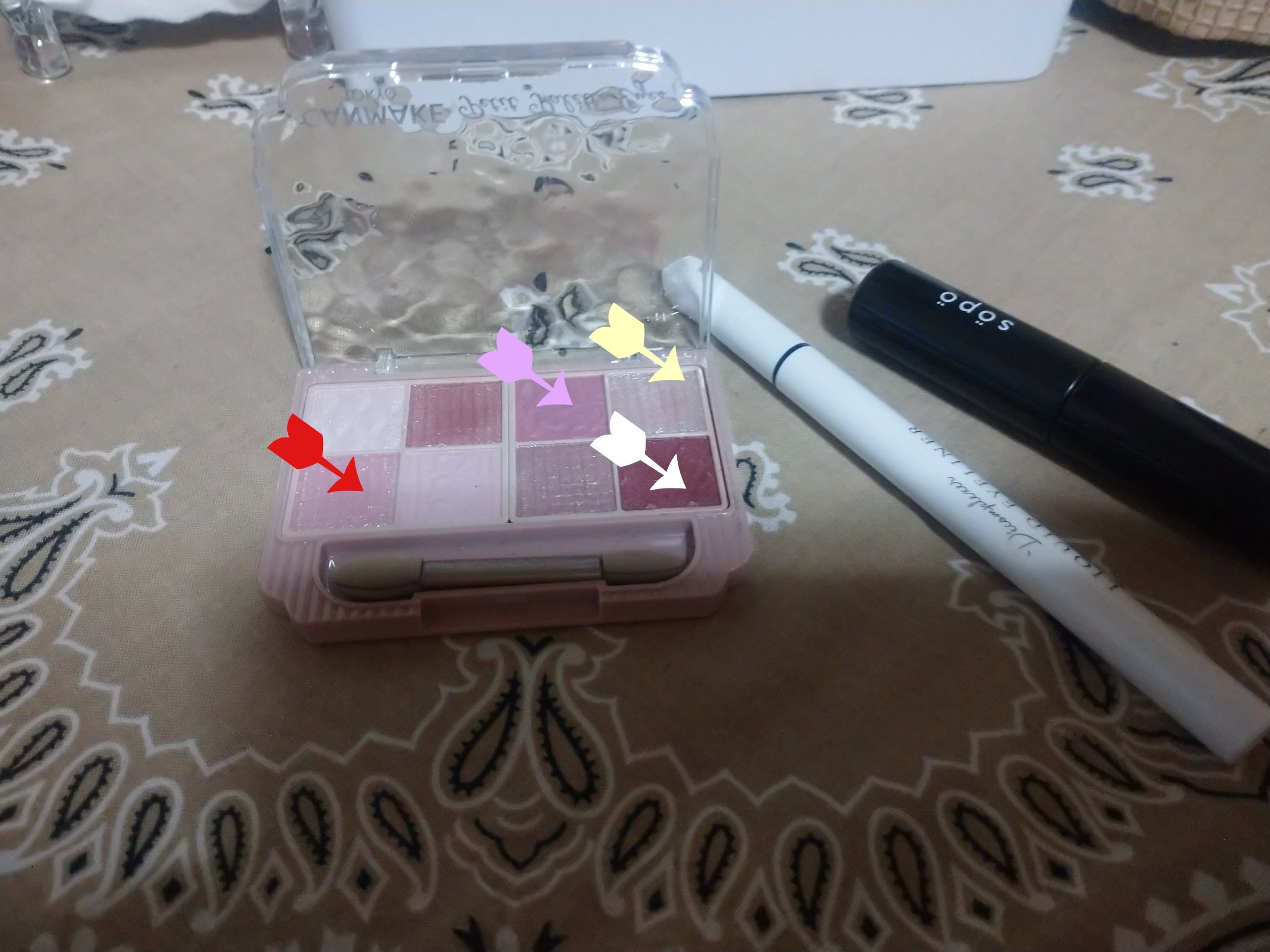 カラーマスカラ/sopo/マスカラを使ったクチコミ（1枚目）