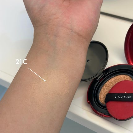マスク フィット レッド クッション/TIRTIR(ティルティル)/クッションファンデーションを使ったクチコミ(4枚目)