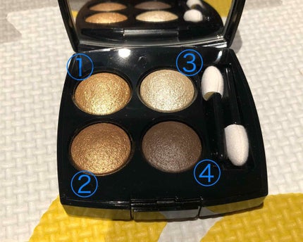 レ キャトル オンブル/CHANEL/アイシャドウパレットを使ったクチコミ(2枚目)