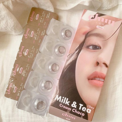 chuuLENS Milk&Tea 1day/chuu LENS/ワンデー(1DAY)カラコンを使ったクチコミ(2枚目)