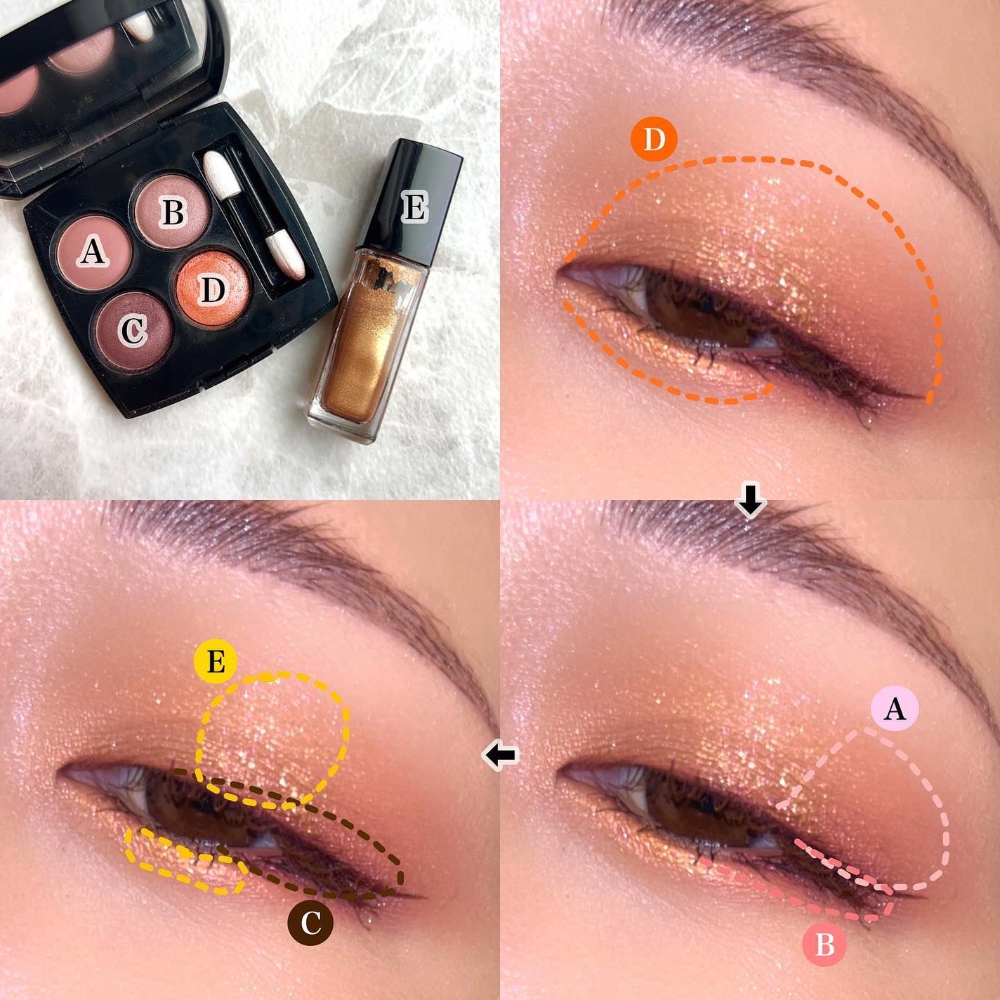 レ キャトル オンブル/CHANEL/アイシャドウパレットを使ったクチコミ(5枚目)