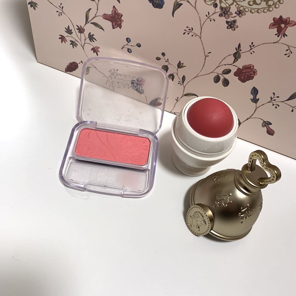 クリーム チーク ベース 06 Flamboyant(フランボワイヤン)/レ・メルヴェイユーズ ラデュレ/化粧下地を使ったクチコミ（2枚目）