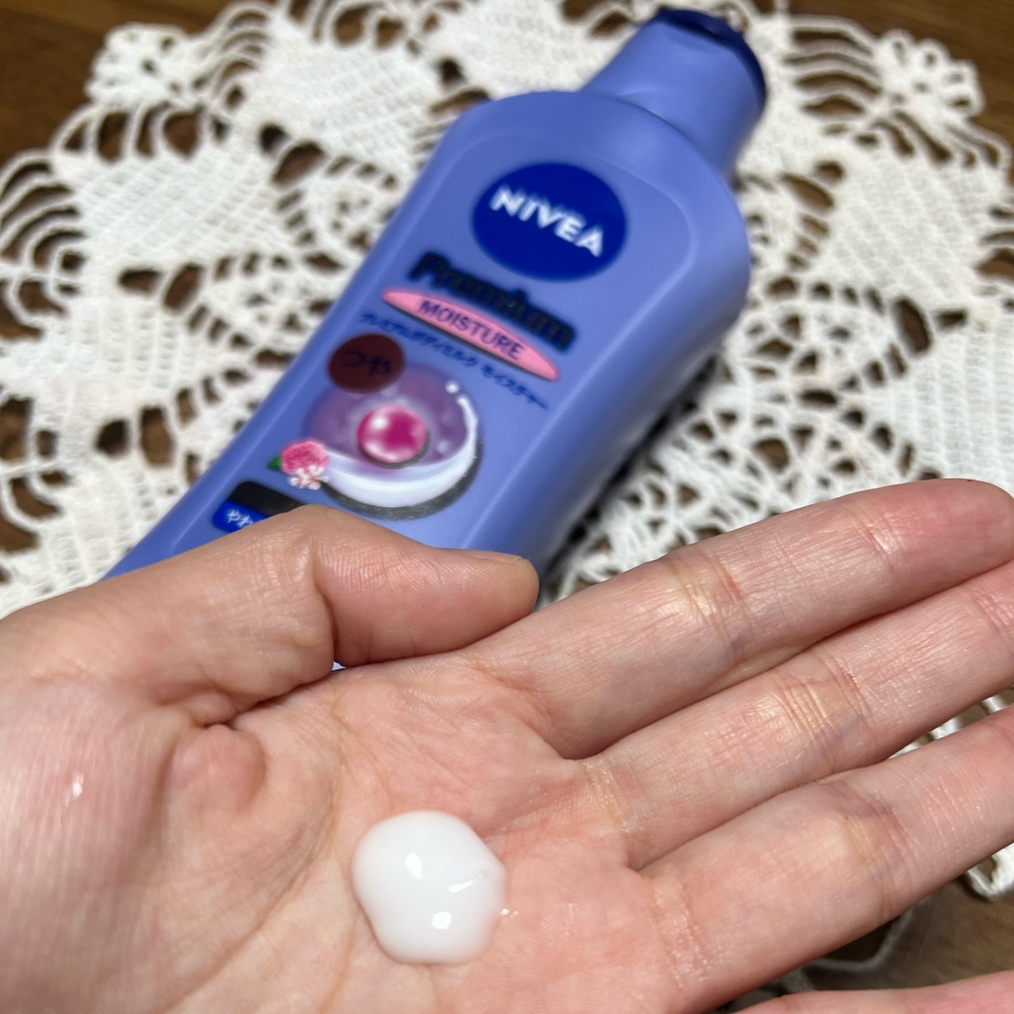 ニベア プレミアムボディミルク モイスチャー/ニベア/ボディミルクを使ったクチコミ(2枚目)