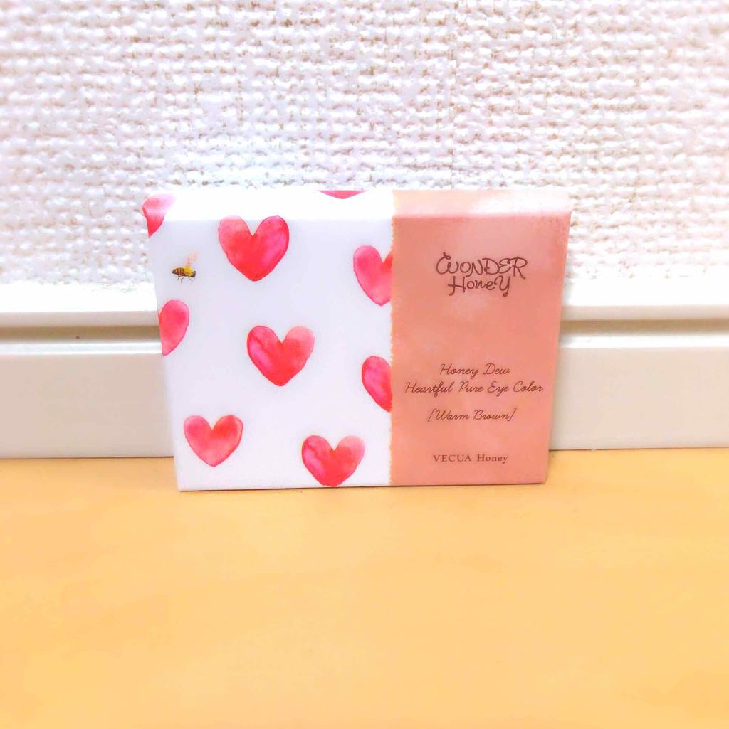 ワンダーハニー ハートフルなピュアアイシャドウ/VECUA Honey/アイシャドウパレットを使ったクチコミ（1枚目）