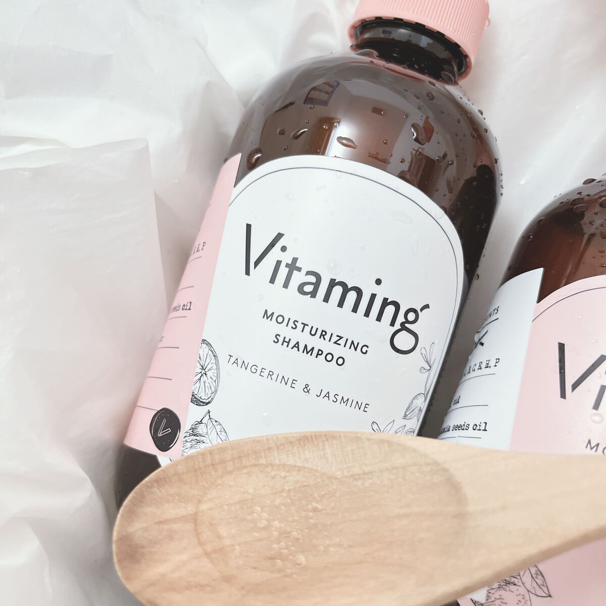 モイストシャンプー/トリートメント(タンジェリン＆ジャスミンの香り)/Vitaming/市販シャンプーを使ったクチコミ（3枚目）