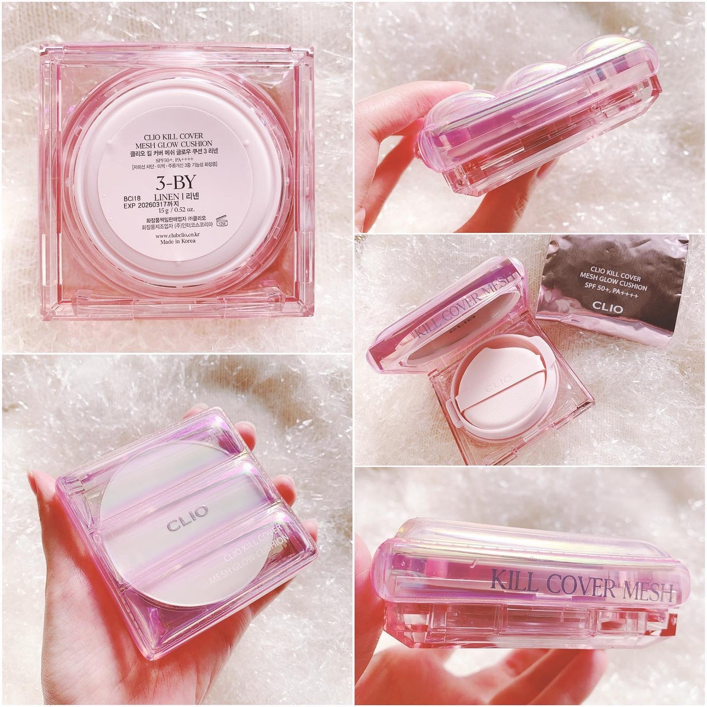 キル カバー メッシュ グロウ クッション/CLIO/クッションファンデーションを使ったクチコミ(4枚目)