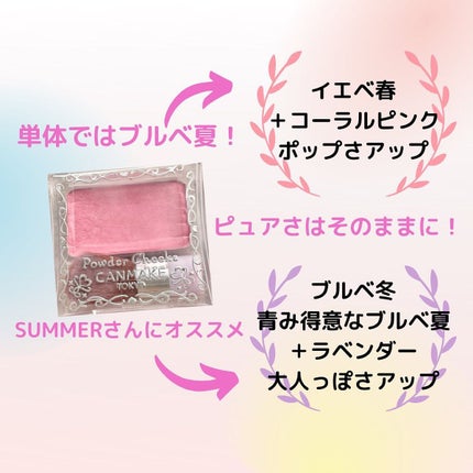 【旧品】パウダーチークス/キャンメイク/パウダーチークを使ったクチコミ(3枚目)