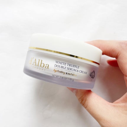 ホワイトトリュフダブルセラムアンドクリーム/ダルバ/フェイスクリームを使ったクチコミ(2枚目)