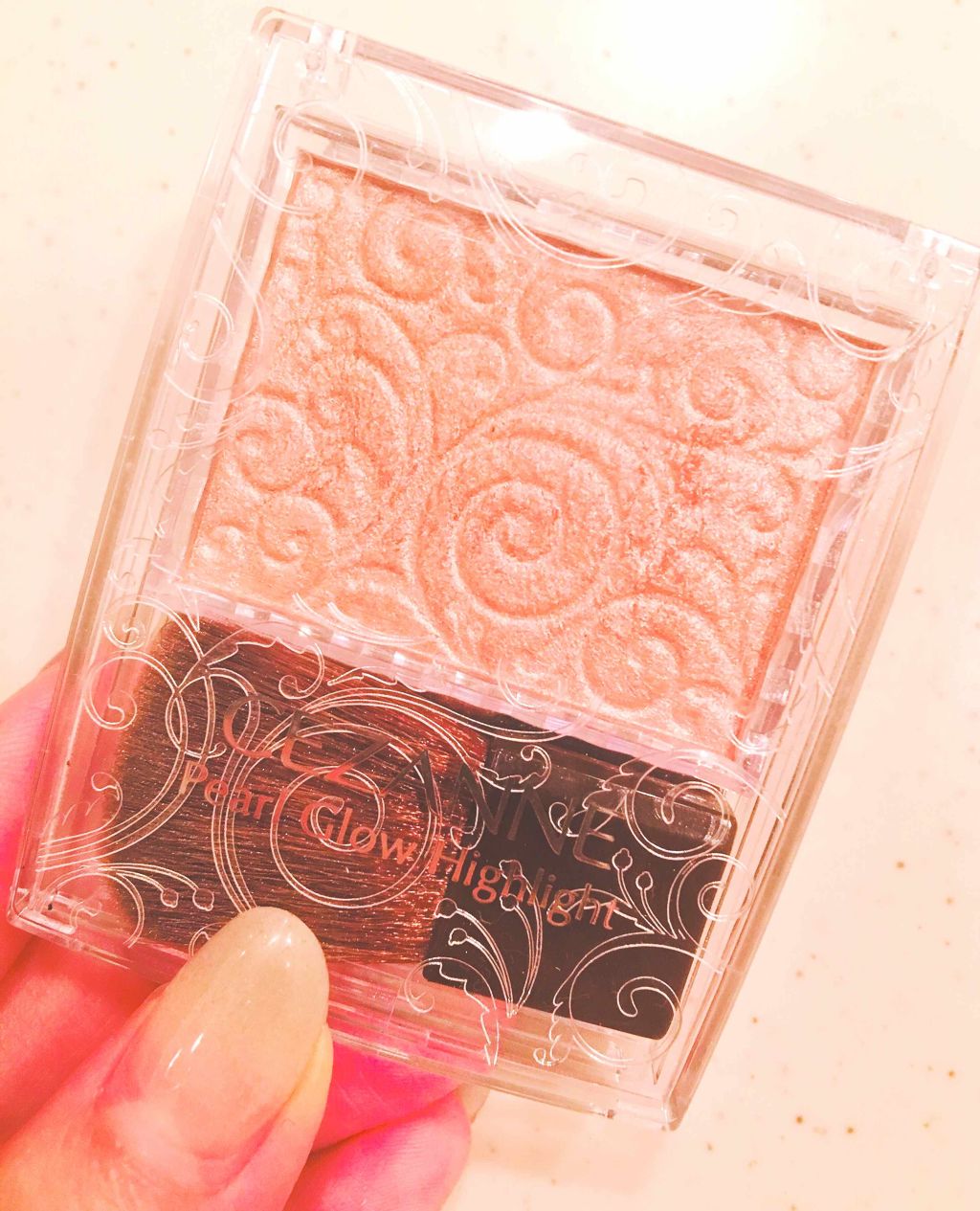 パールグロウハイライト/CEZANNE/パウダーハイライトを使ったクチコミ（1枚目）