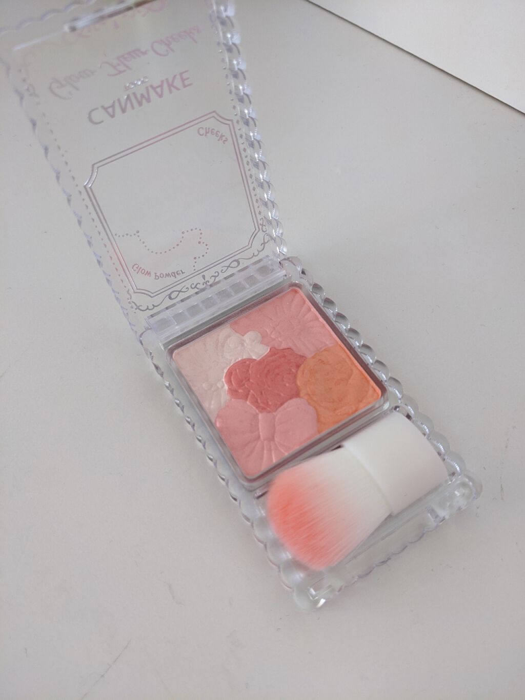 グロウフルールチークス/キャンメイク/パウダーチークを使ったクチコミ（3枚目）