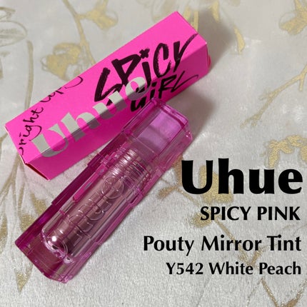 SPICY PINK パウティミラーティント/Uhue/リップティントを使ったクチコミ(1枚目)