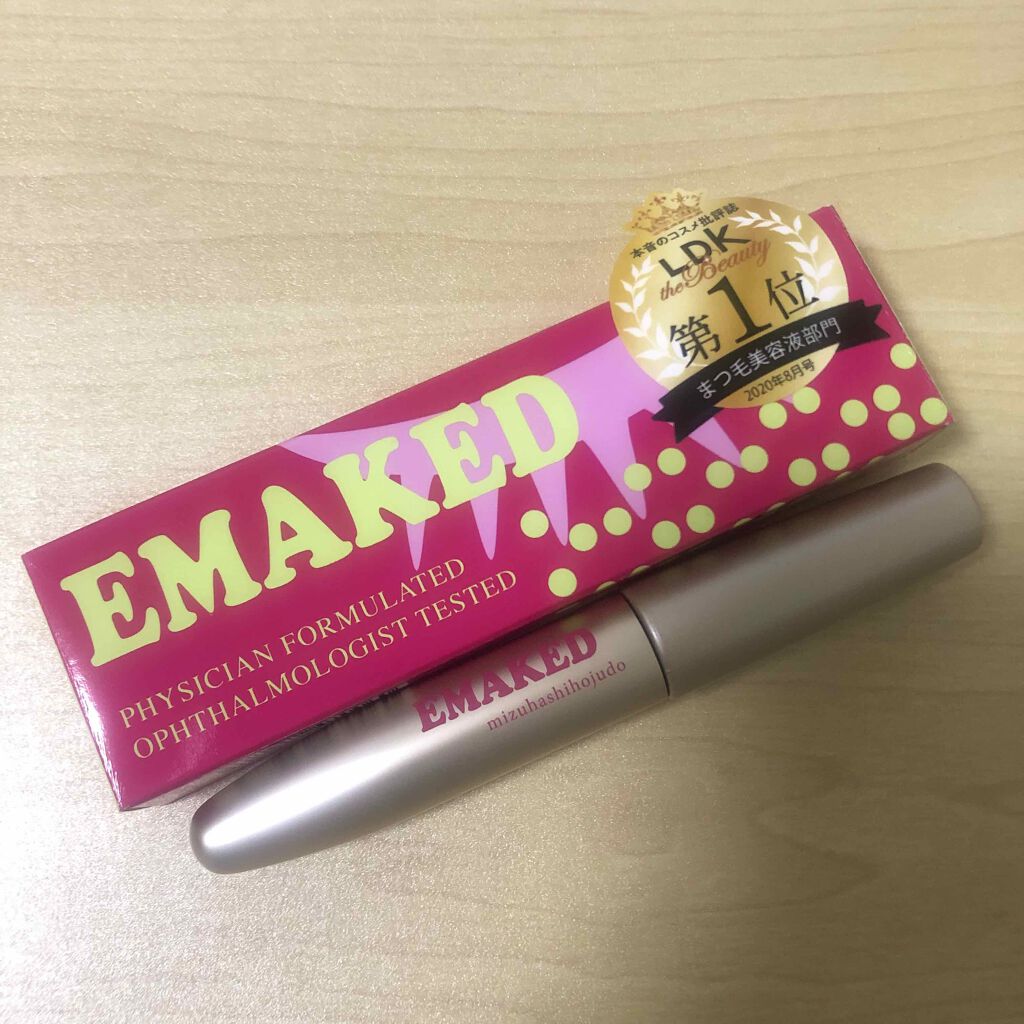 EMAKED(エマーキット)/水橋保寿堂製薬/まつげ美容液を使ったクチコミ(1枚目)