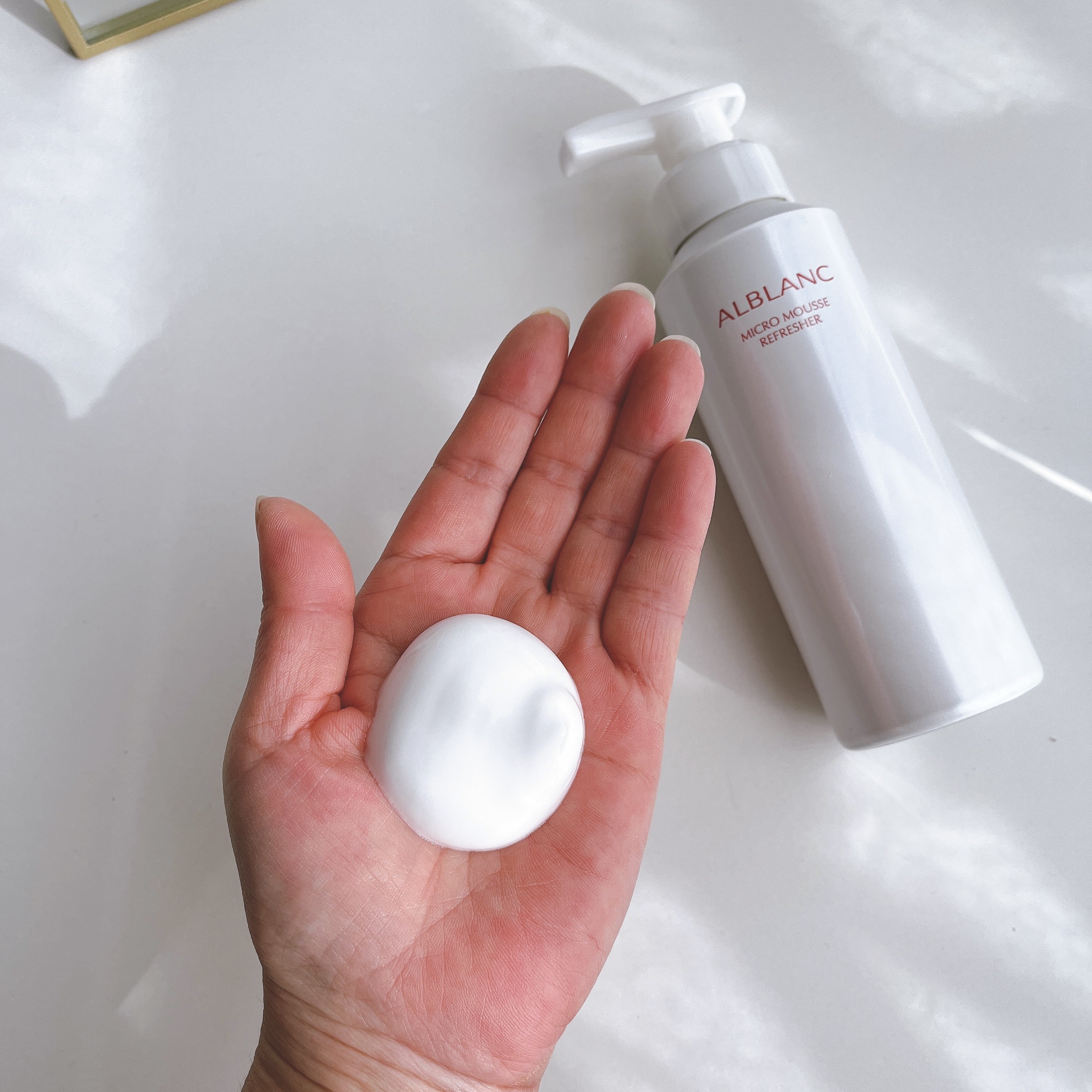 マイクロムース リフレッシャー/ALBLANC/泡洗顔を使ったクチコミ（3枚目）