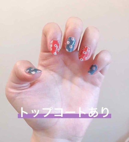 速乾性トップコート/DAISO/ネイルトップコートを使ったクチコミ(2枚目)