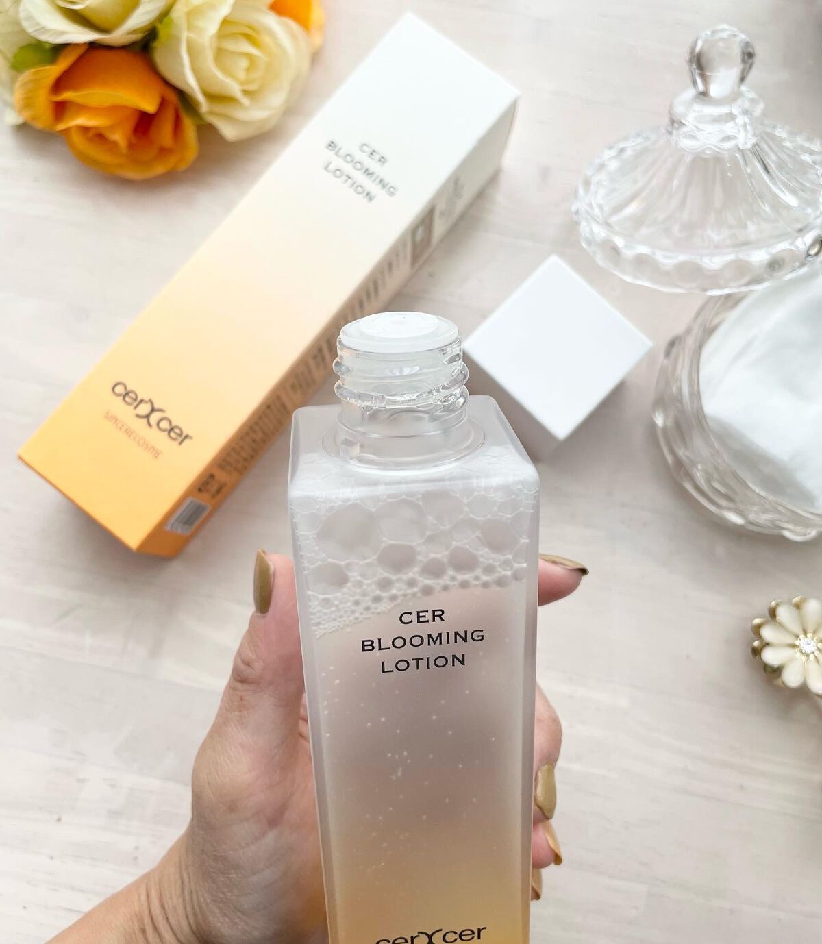  ブルーミングローション/cerXcer/化粧水を使ったクチコミ（2枚目）