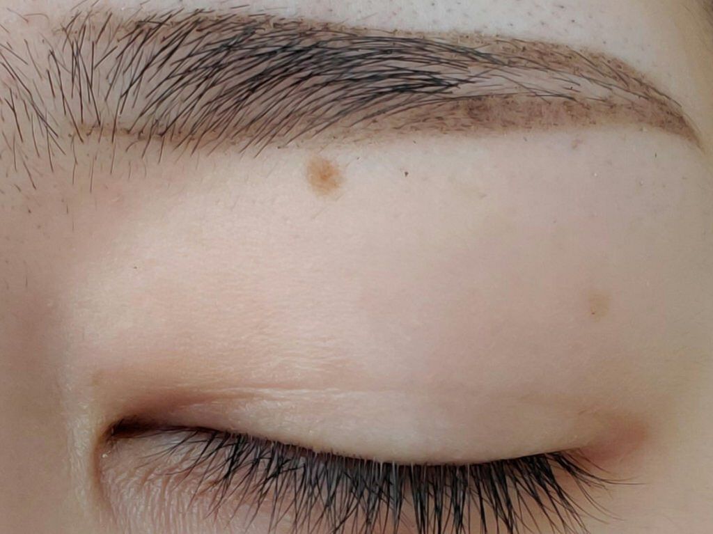 ETUDE ティントマイブロウ ジェルのクチコミ「使おうとしたら液が固まってしまっていました…😭
下書きうまくいったのに…
ショック……　復活方.....」（3枚目）