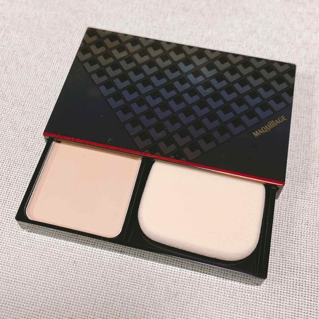 ドラマティックパウダリー UV ミニパクト オークル00/マキアージュ/パウダーファンデーションを使ったクチコミ（2枚目）