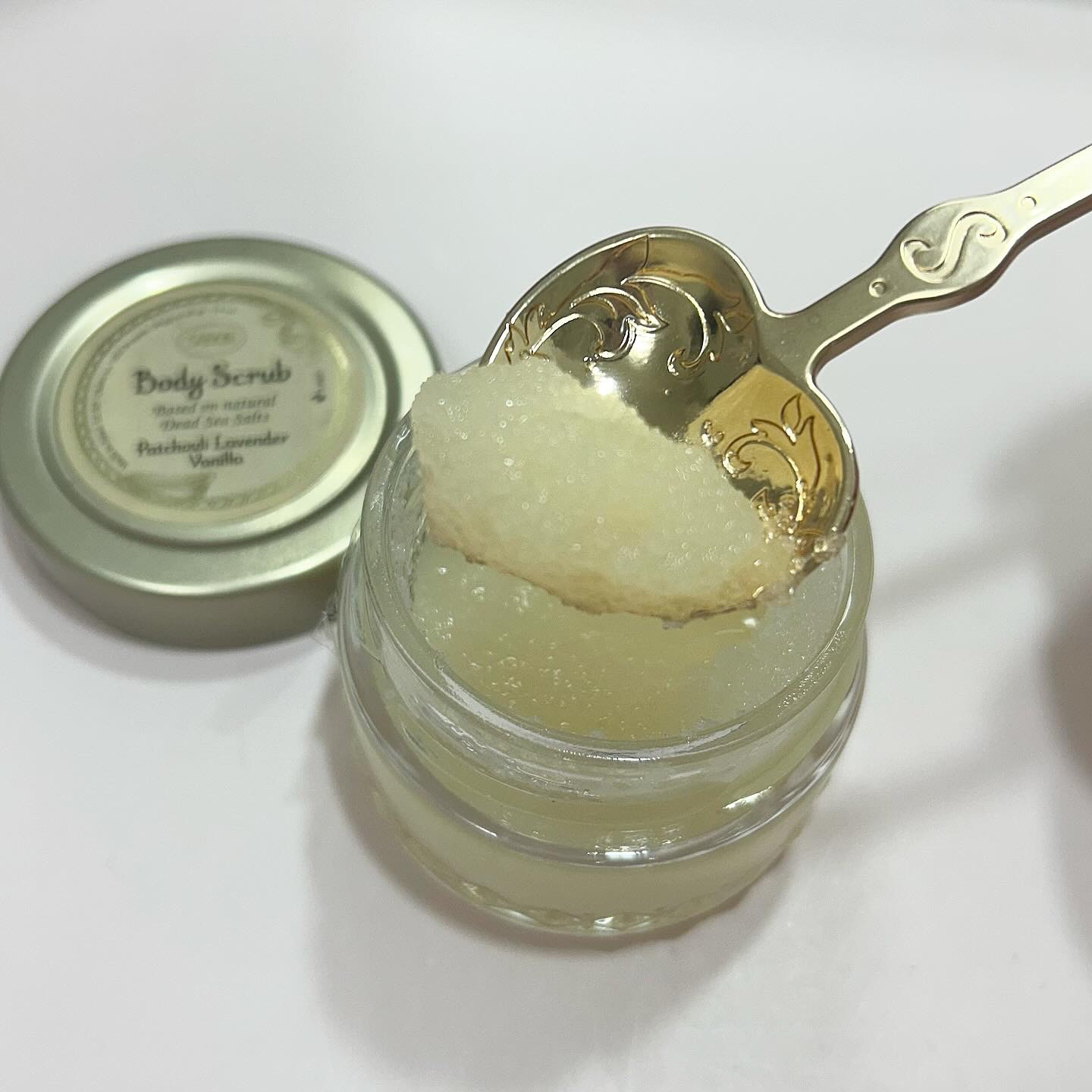 ボディスクラブ パチュリ・ラベンダー・バニラ/SABON/ボディスクラブを使ったクチコミ（3枚目）