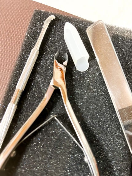 甘皮処理 ネイル ニッパー プッシャー セット/La SACHI/ネイル用品を使ったクチコミ(2枚目)