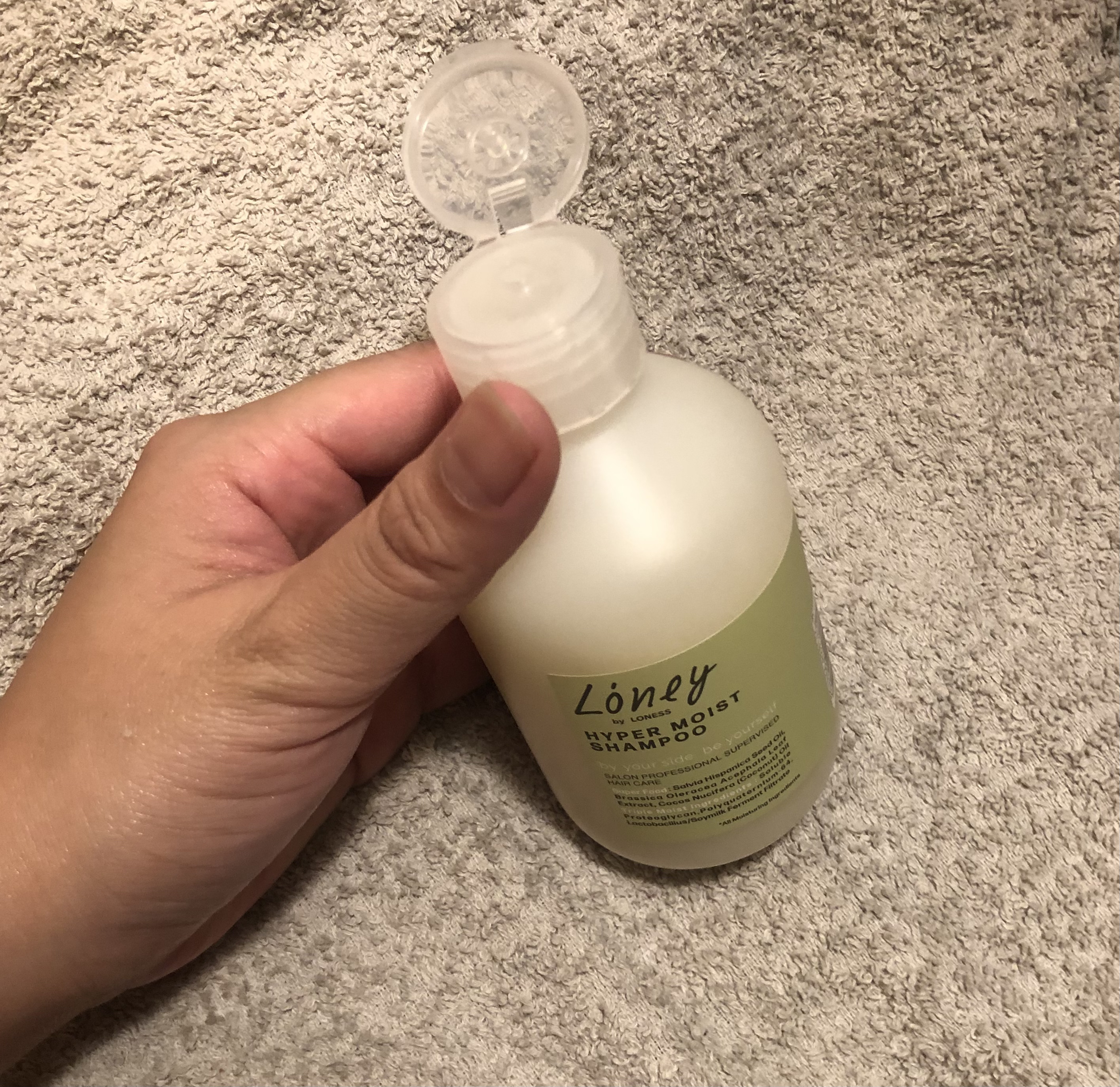 ハイパーモイスト 濃縮シャンプー/Loney by LONESS/市販シャンプーを使ったクチコミ（1枚目）