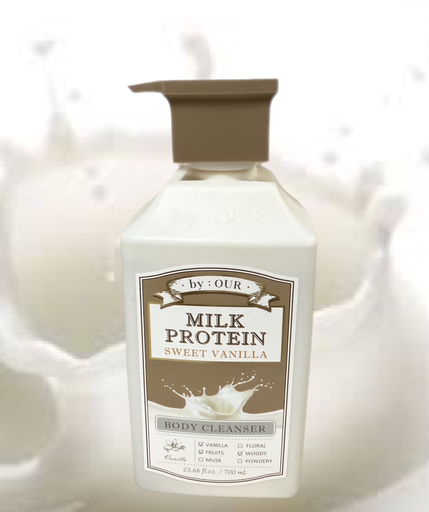 ミルクプロテイン ボディクレンザー ストロベリー/by : OUR/ボディソープを使ったクチコミ（2枚目）