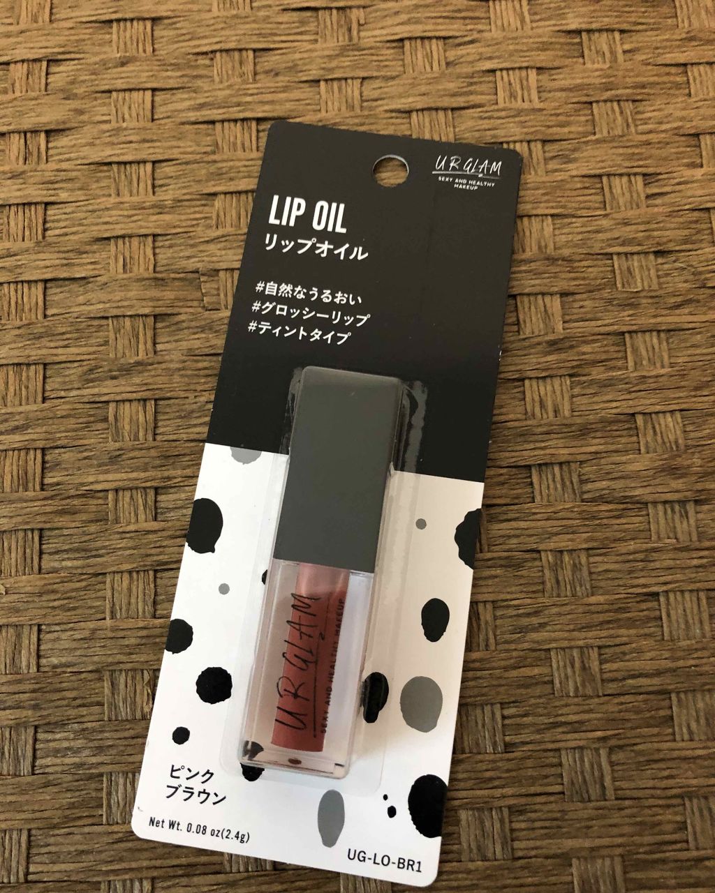 UR GLAM LIP OIL/U R GLAM/リップグロスを使ったクチコミ(1枚目)