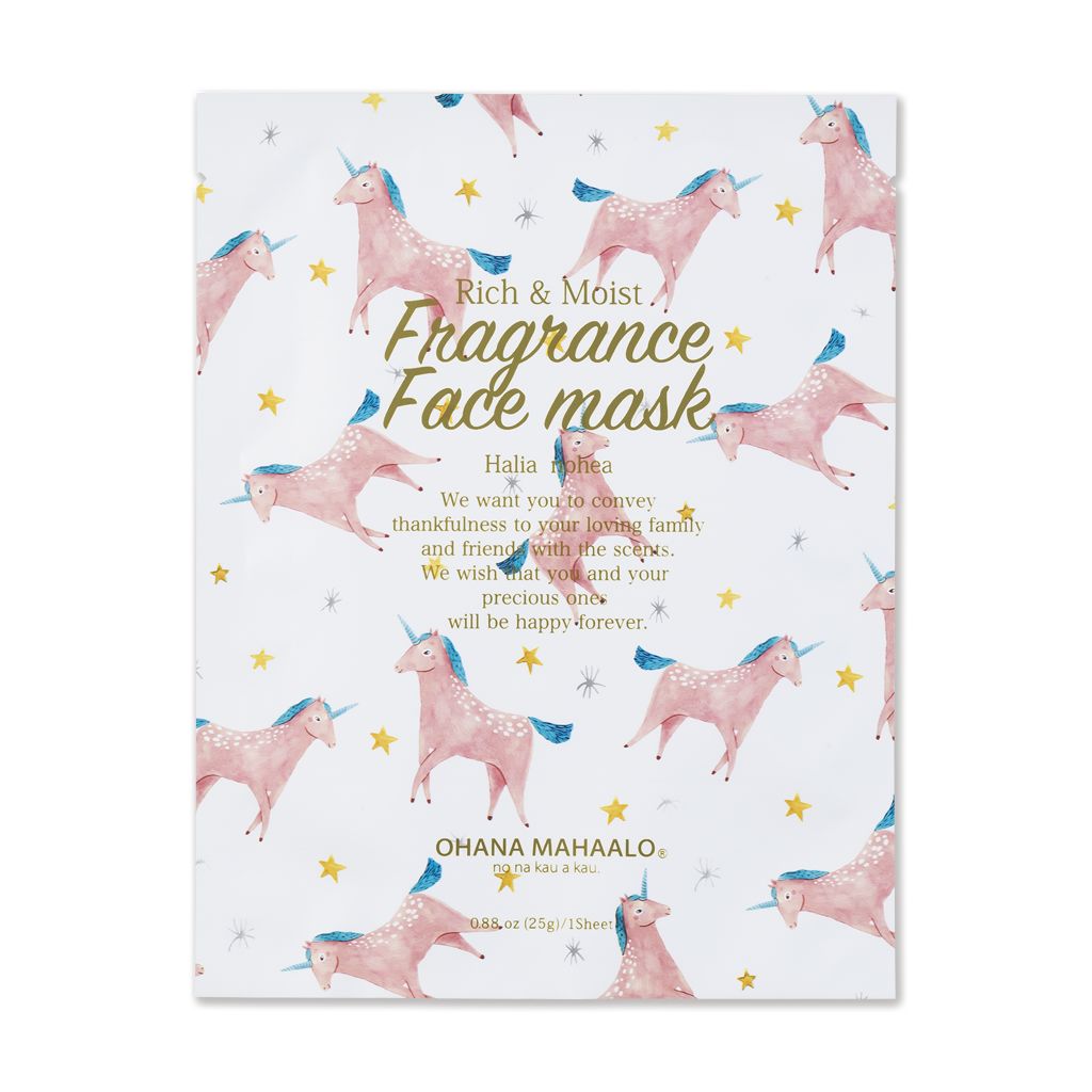 OHANA MAHAALO オハナ・マハロ　フレグランスフェイスマスク  1枚入り<ハリーア ノヘア>