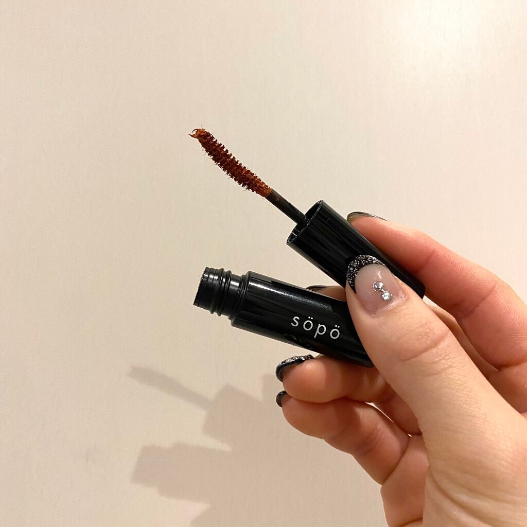 カラーマスカラ/sopo/マスカラを使ったクチコミ(3枚目)