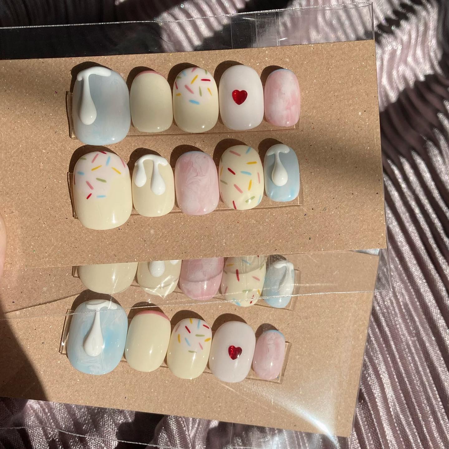 #バレンタイン #バレンタインネイル #可愛いネイル #ホワイトチョコ派