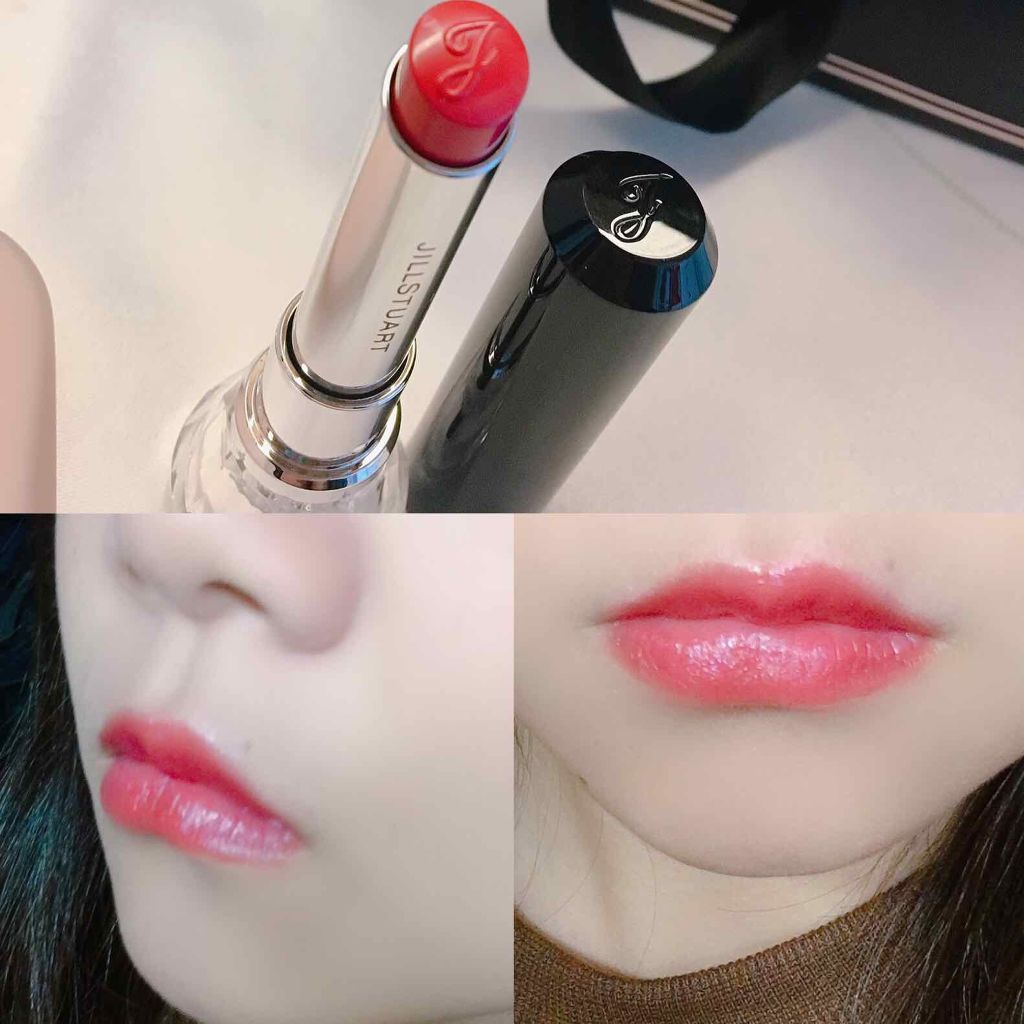 ルージュ ティントインドリーム 03 happy encounter/JILL STUART/口紅を使ったクチコミ（2枚目）