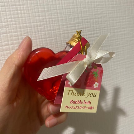 バブルバス フレッシュストロベリーの香り/charley/保湿系入浴剤を使ったクチコミ(1枚目)