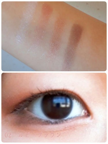 UR GLAM　VELVET EYE COLOR PALETTE/U R GLAM/パウダーアイシャドウを使ったクチコミ（2枚目）