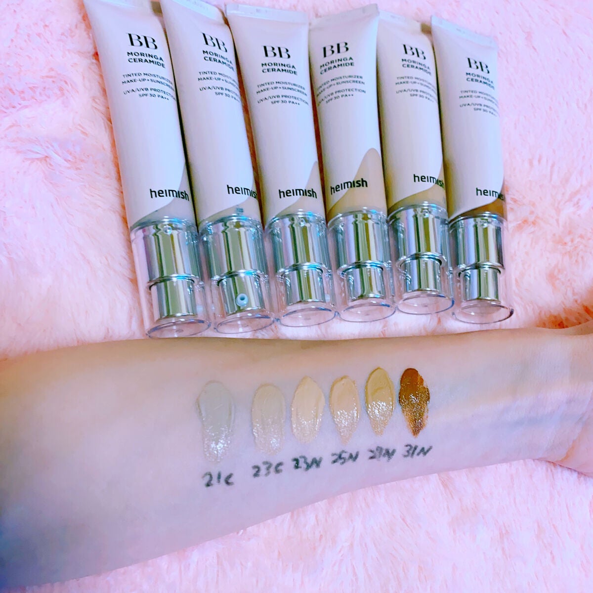 モリンガ セラミド BBクリーム/heimish/BBクリームを使ったクチコミ(3枚目)