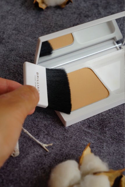 パウダリーファンデーション ソフトシャイニー/ブリリアージュ/パウダーファンデーションを使ったクチコミ(4枚目)