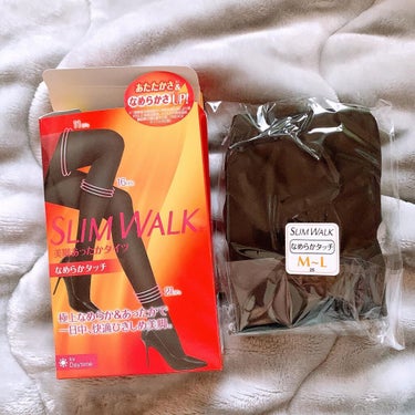 SLIMWALK 美脚あったかタイツのクチコミ「SLIMWALKの美脚あったかタイツを使用しました😊

あたたかさと肌触りにこだわった着圧タイ.....」（2枚目）