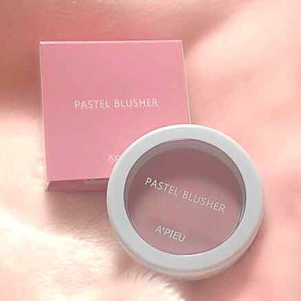 アピュー パステルブラッシャー/A’pieu/パウダーチークを使ったクチコミ(1枚目)