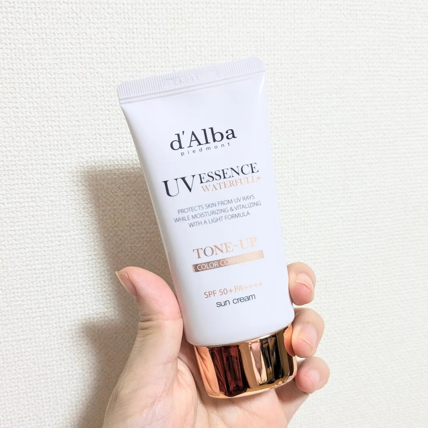 ウォータフルトーンアップサンクリーム/ダルバ/日焼け止めクリームを使ったクチコミ（2枚目）