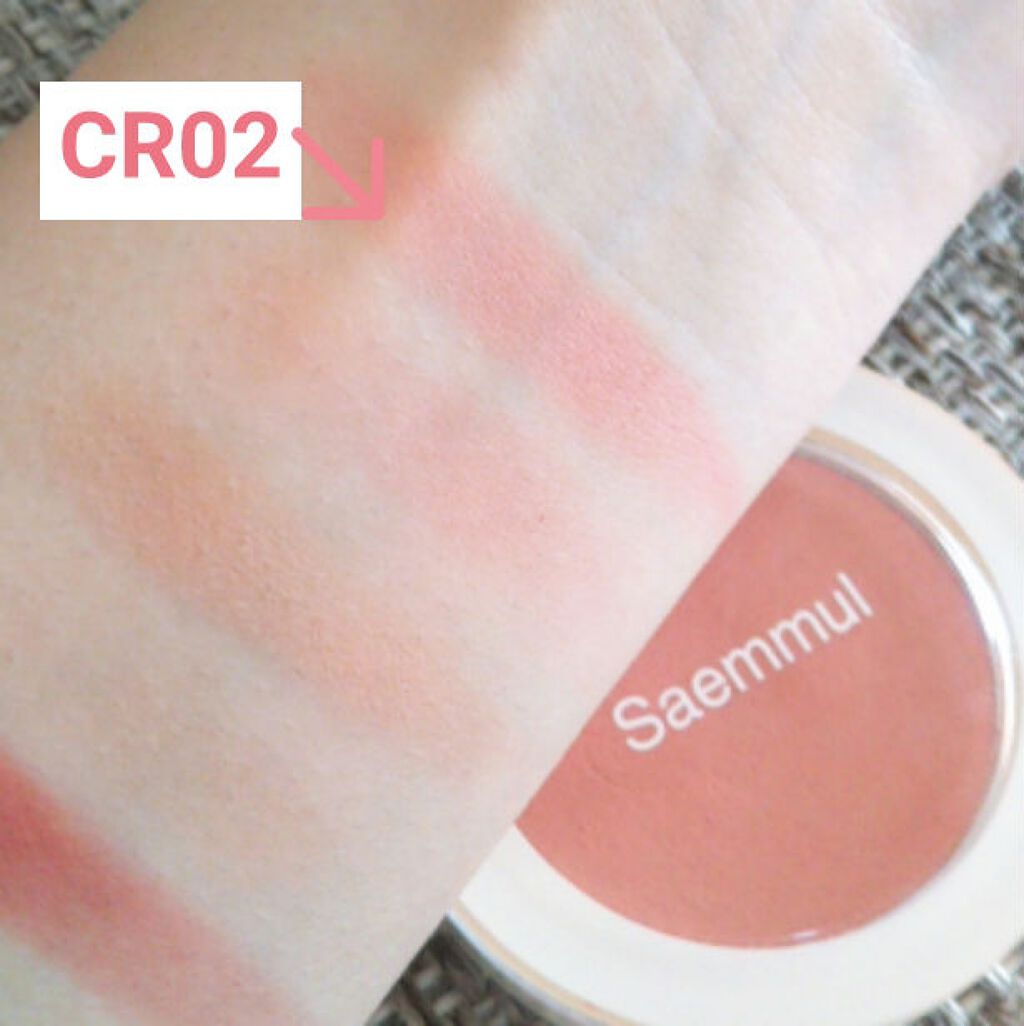 シングルブラッシャー/the SAEM/パウダーチークを使ったクチコミ（2枚目）